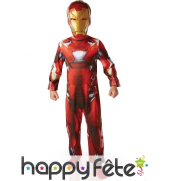 Déguisement Iron Man Civil War pour enfant