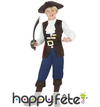 Déguisement jack le pirate enfant