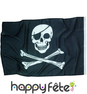 Drapeaux pirate noir de 92 x 60cm