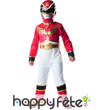 Deguisement power ranger rouge "Mega force"