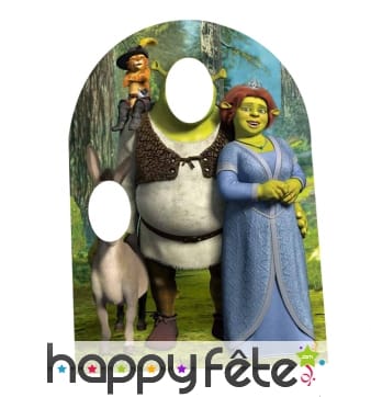 Double passe tête de Shrek pour enfant