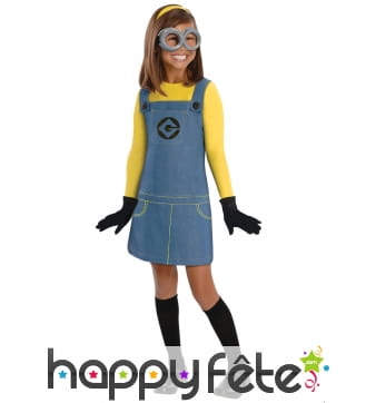 Déguisement robe minions pour enfant