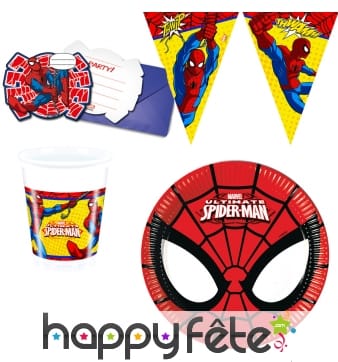 Déco Spiderman pour anniversaire