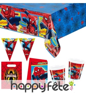 Décos Spiderman pour anniversaire