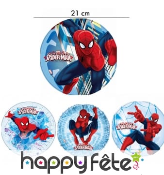 Disque Ultimate Spiderman de 21cm en azyme