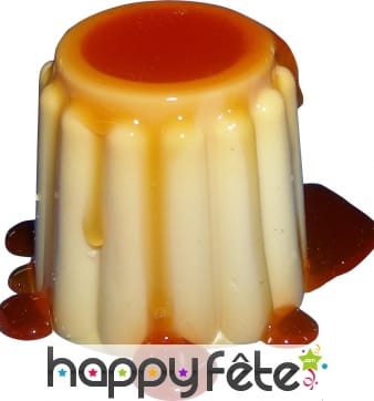 Flan caramel en gelatine