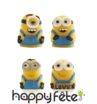 Figurine Minions en gélatine de 5cm