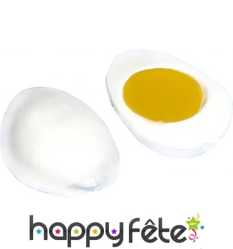 Faux oeufs en gelatine