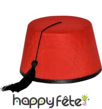 Fez rouge uni