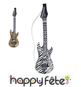 Guitare de rock gonflable