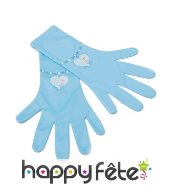 Gants princesse Elsa pour enfant