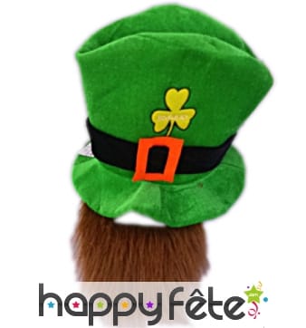 Haut de forme st patrick avec barbe