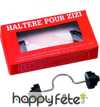 Haltere pour zizi