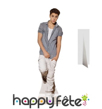 Justin Bieber carton taille réelle