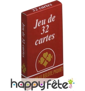 Jeu de 32 cartes gauloise