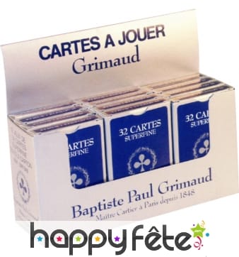 Jeu de 32 cartes grimaud superfine