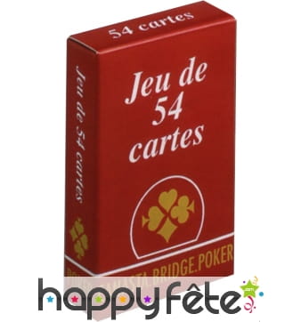 Jeu de 54 cartes gauloise