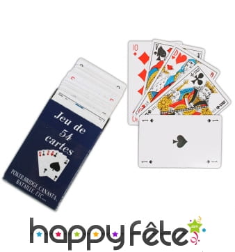 Jeu de 54 cartes, traditionnel