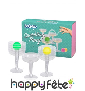 Jeu de boisson Sparkling pong