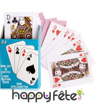 Jeu de cartes mini