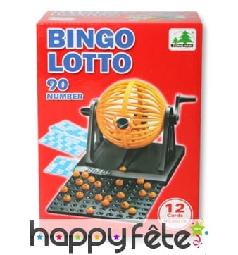 Jeu du lotto ou bingo