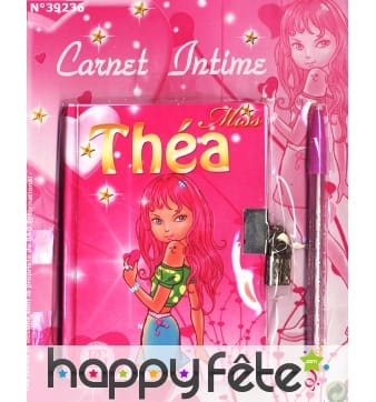 Journal intime avec stylo barbie miss thea