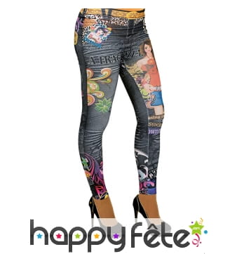 Jeggings kitch et coloré