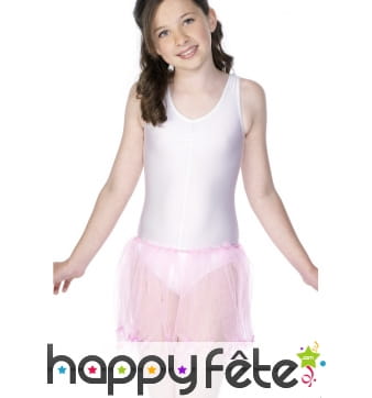 Jupe tutu rose transparent