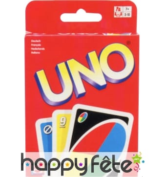 Jeux uno en carton