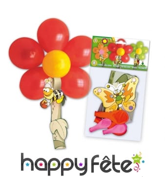 Kit de ballons pour créer une forme de fleur