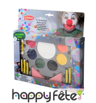 Kit de maquillage 7 couleurs pour enfant