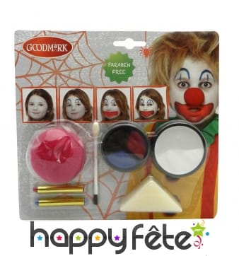 Kit de maquillage clown pour enfant