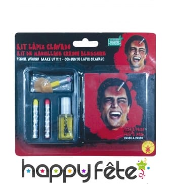 Kit de maquillage crayon dans la tête