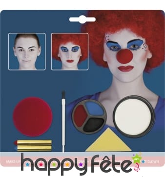 Kit de maquillage de clown