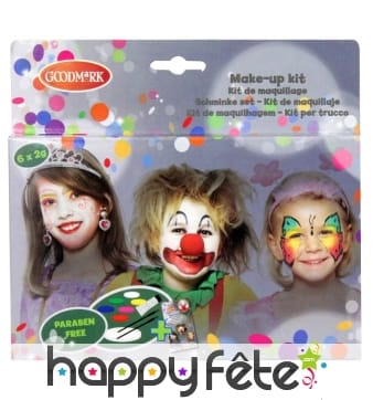 Kit de maquillage fantaisie pour enfant