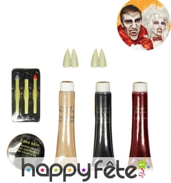 Kit de maquillage vampire de luxe