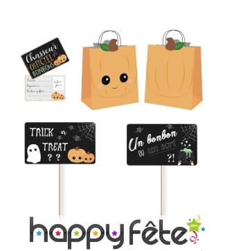 Kit de petit chasseur de bonbons pour Halloween