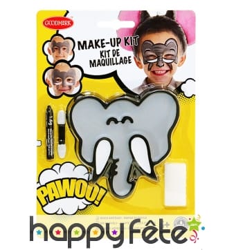 Kit maquillage d'éléphant pour enfant