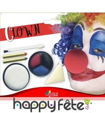 Kit maquillage de clown