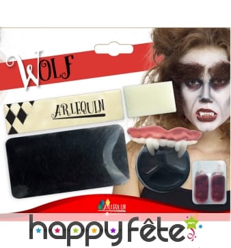 Kit maquillage de loup-garou