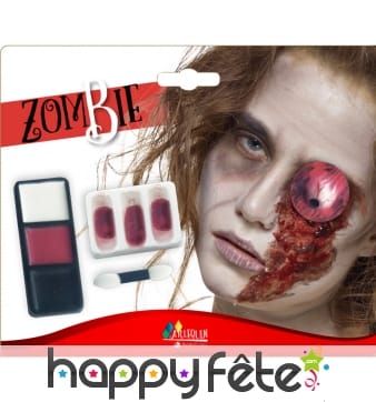 Kit maquillage de zombie