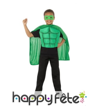 Kit vert de super héro pour enfant