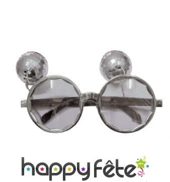 Lunettes boules disco