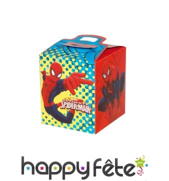 Lunch box Spiderman en carton carrée