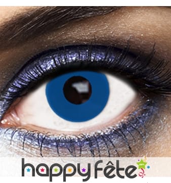 Lentilles bleues unies