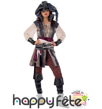 Luxueux costume de piratesse