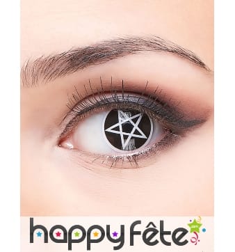 Lentilles croix satanique