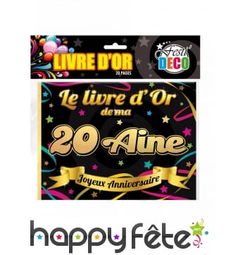 Livre d'or de ma 20 aine