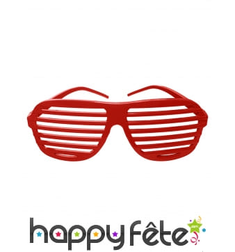 Lunettes grillage rouge