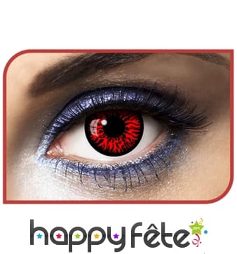 Lentilles iris rouge